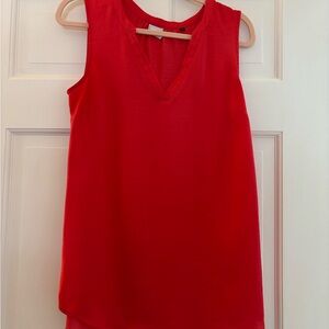 CAbi Vivid Red Sleeveless Tank Top